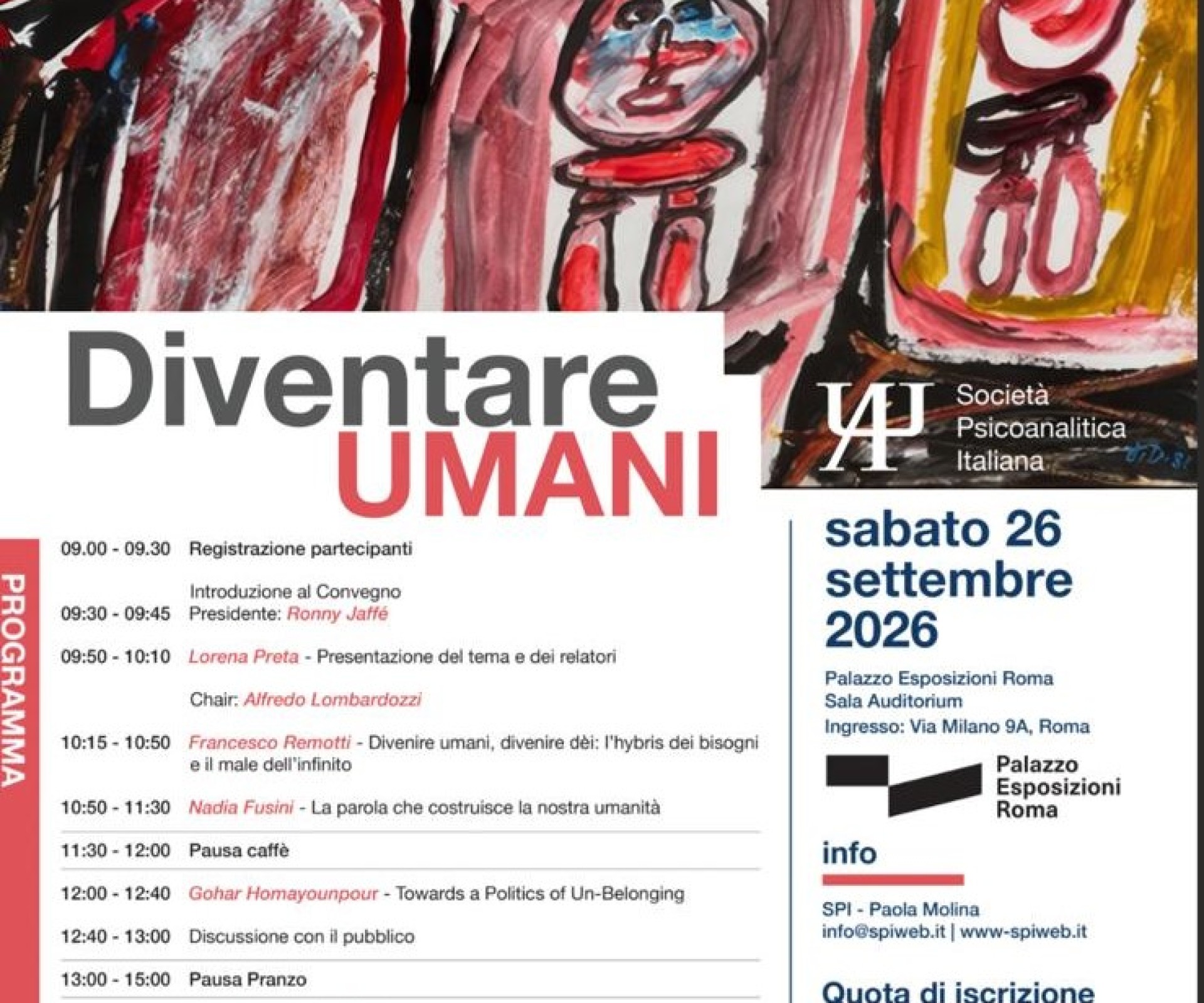 Palazzo Esposizioni Roma Sala Auditorium - evento in presenza e in remoto - ore 09:00 / 18:00